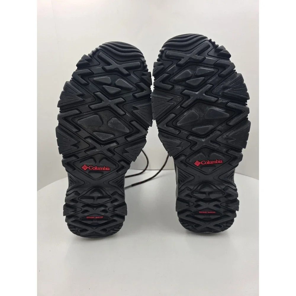 Columbia Bugaboot III Snow Boots Mens 12 Waterproof 200g Insulated Black Red